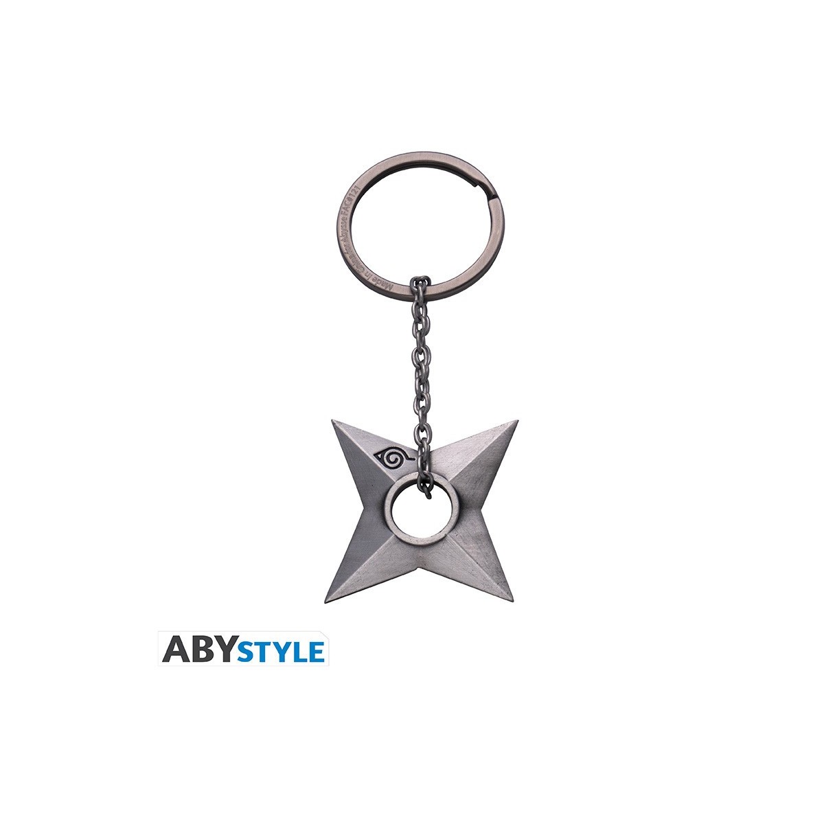 ABYstyle NARUTO SHIPPUDEN - 3D-Schlüsselanhänger "Shuriken Konoha"