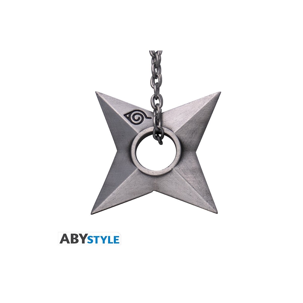 ABYstyle NARUTO SHIPPUDEN - 3D-Schlüsselanhänger "Shuriken Konoha"