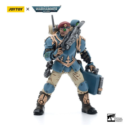 JoyToy Space Marines - Astra Militarum Tempestus - Scions Squad 55Th Kappic Eagles Medic 1/18 - Warhammer 40K