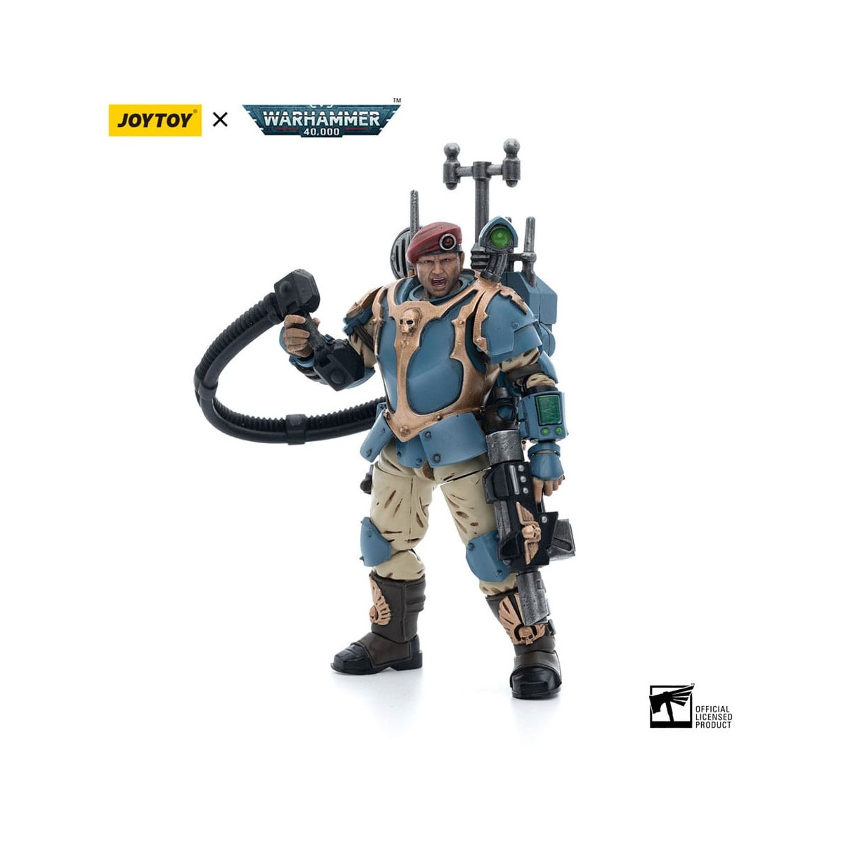 JoyToy Space Marines - Astra Militarum Tempestus - Scions Squad 55Th Kappic Eagles Vox Operator 1/18 - Warhammer 40K
