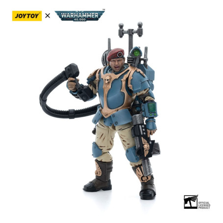 JoyToy Space Marines - Astra Militarum Tempestus - Scions Squad 55Th Kappic Eagles Vox Operator 1/18 - Warhammer 40K