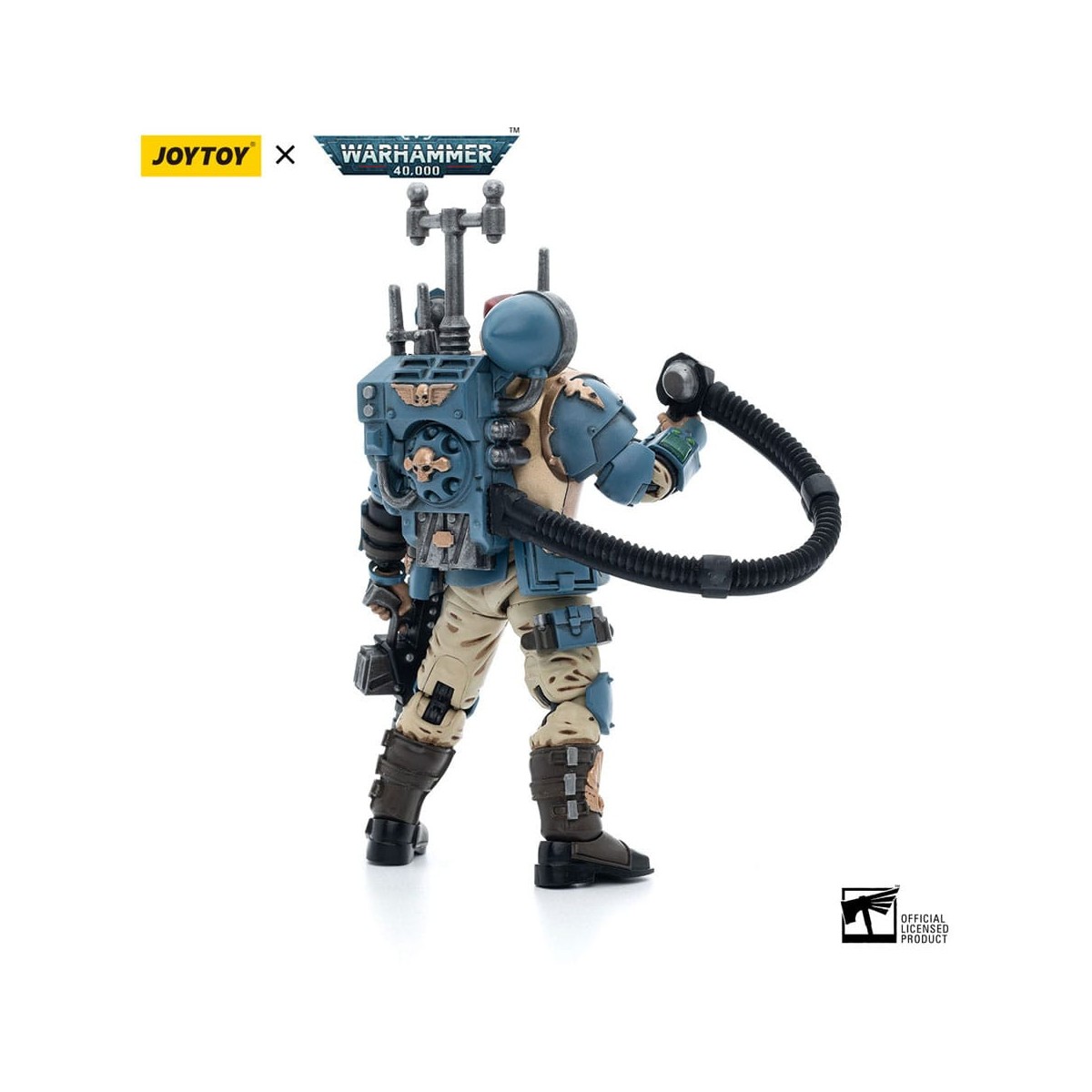 JoyToy Space Marines - Astra Militarum Tempestus - Scions Squad 55Th Kappic Eagles Vox Operator 1/18 - Warhammer 40K