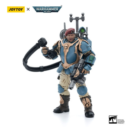 JoyToy Space Marines - Astra Militarum Tempestus - Scions Squad 55Th Kappic Eagles Vox Operator 1/18 - Warhammer 40K