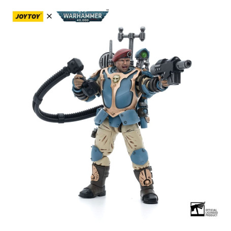 JoyToy Space Marines - Astra Militarum Tempestus - Scions Squad 55Th Kappic Eagles Vox Operator 1/18 - Warhammer 40K