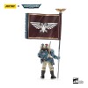 JoyToy Space Marines - Astra Militarum Tempestus - Scions Squad 55Th Kappic Eagles Banner Bearer 1/18 - Warhammer 40K
