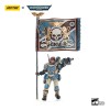 JoyToy Space Marines - Astra Militarum Tempestus - Scions Squad 55Th Kappic Eagles Banner Bearer 1/18 - Warhammer 40K