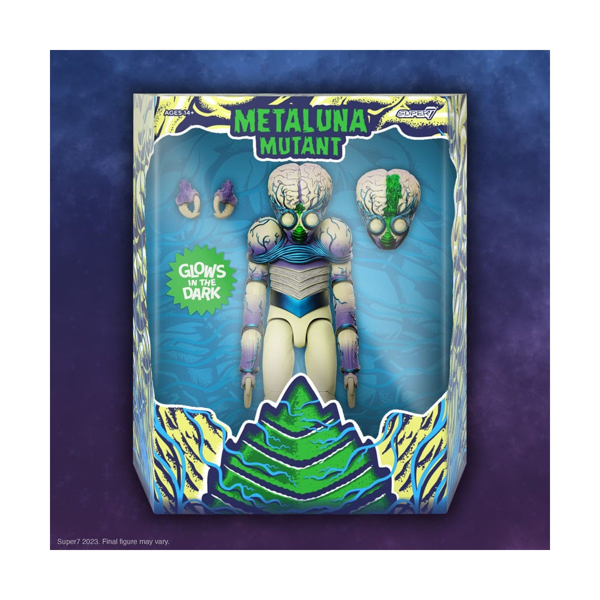 Super 7 - Universal Monsters - Ultimates Metaluna Mutant Blue Glow (Glow in the Dark) Wave 2