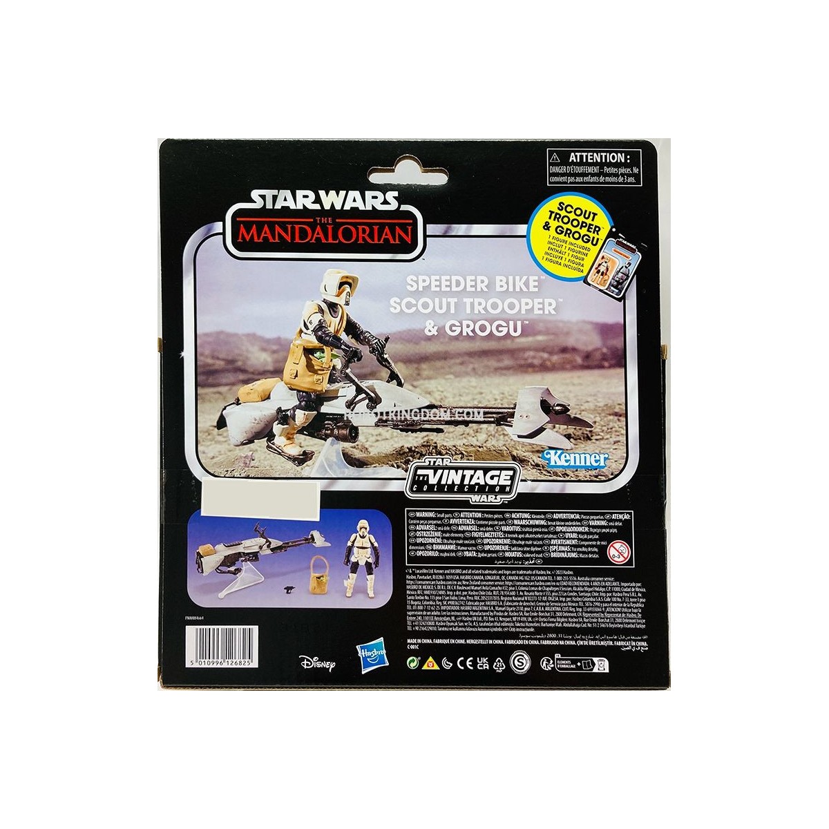 Hasbro - Star Wars The Vintage Collection - Speeder Bike, Scout Trooper & Grogu - The Mandalorian