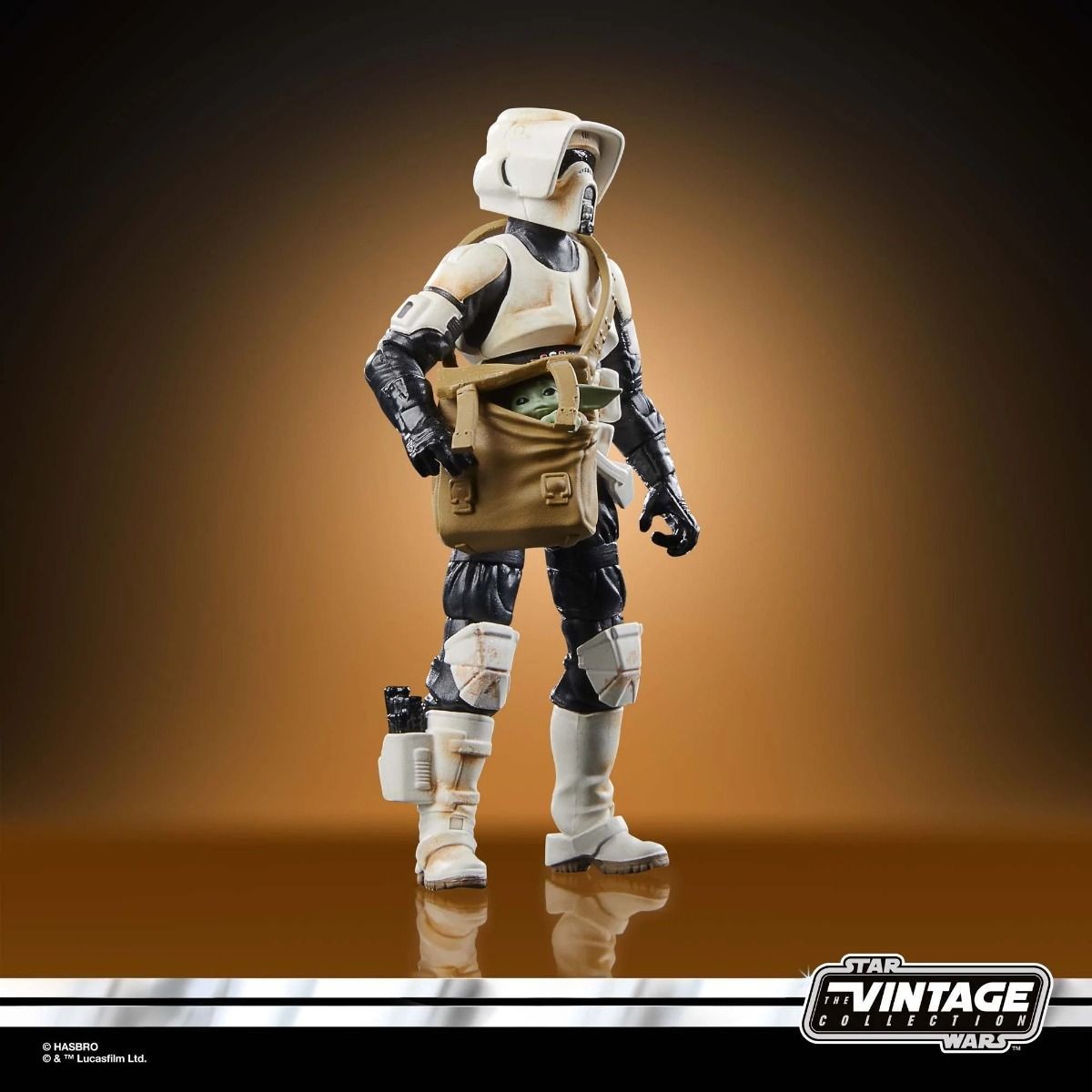 Hasbro - Star Wars The Vintage Collection - Speeder Bike, Scout Trooper & Grogu - The Mandalorian