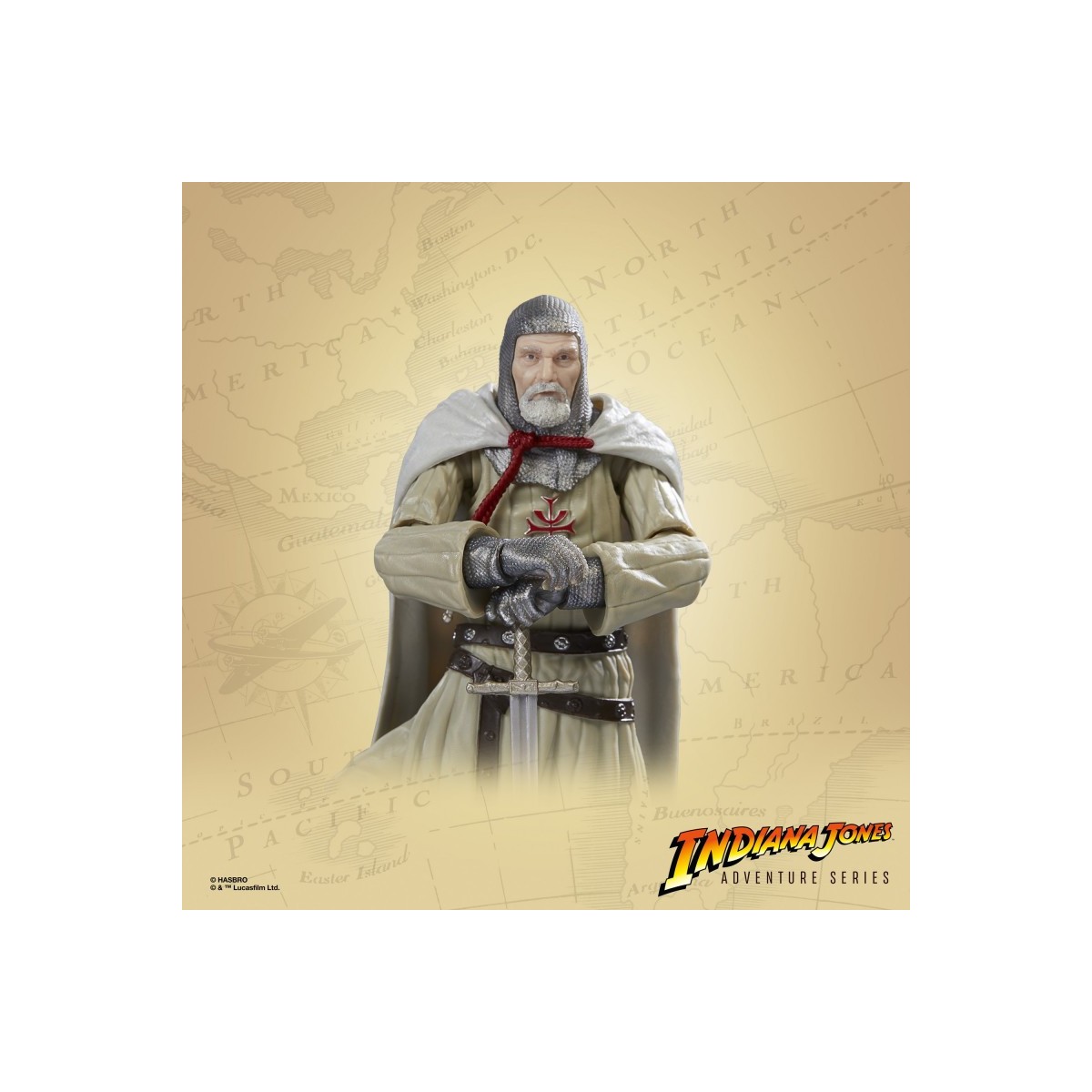 Hasbro - Grail Knight - Indiana Jones Adventure Series: Indiana Jones und der letzte Kreuzzug 1/12