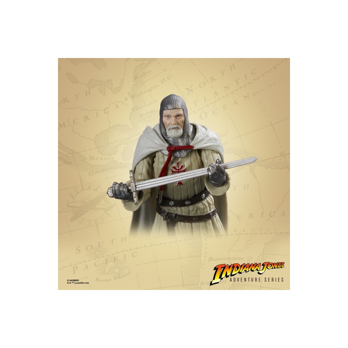 Hasbro - Grail Knight - Indiana Jones Adventure Series: Indiana Jones und der letzte Kreuzzug 1/12