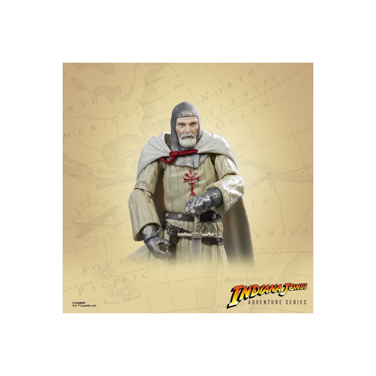 Hasbro - Grail Knight - Indiana Jones Adventure Series: Indiana Jones und der letzte Kreuzzug 1/12