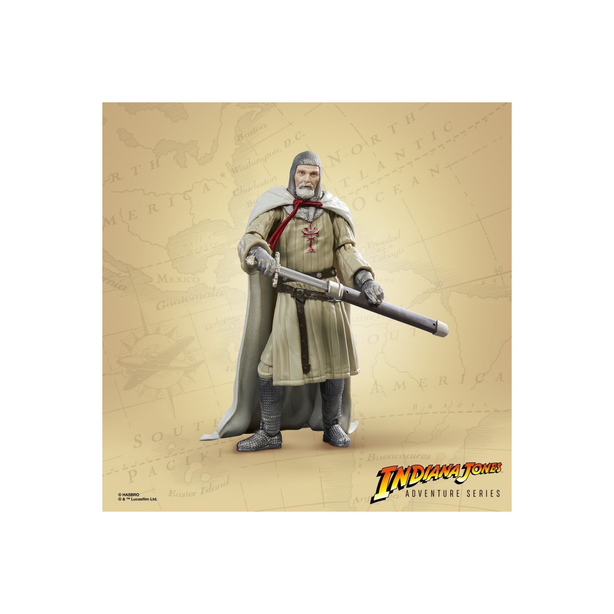 Hasbro - Grail Knight - Indiana Jones Adventure Series: Indiana Jones und der letzte Kreuzzug 1/12