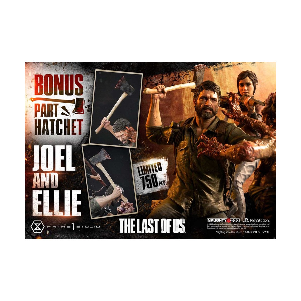 Prime 1 - Joel & Ellie Deluxe Bonus Version (The Last of Us Part I) 1/4 Ultimate Premium Masterline Series
