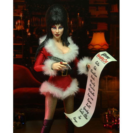 Neca - Elvira Mistress of the Dark - Very Scary Xmas Elvira Retro Cloth