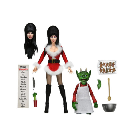 Neca - Elvira Mistress of the Dark - Very Scary Xmas Elvira Retro Cloth