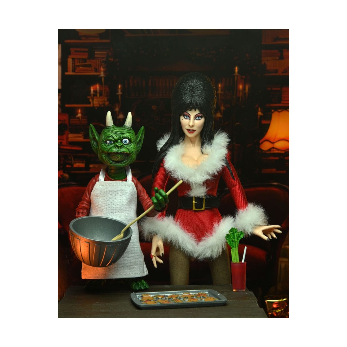 Neca - Elvira Mistress of the Dark - Very Scary Xmas Elvira Retro Cloth