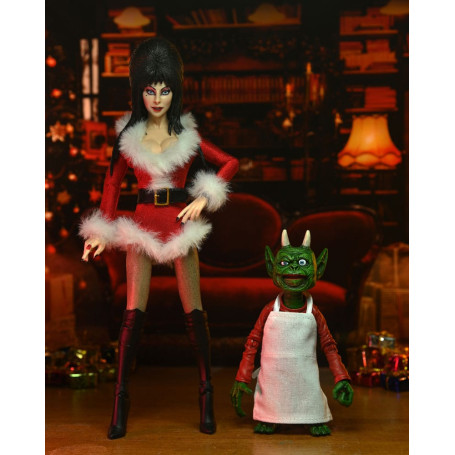 Neca - Elvira Mistress of the Dark - Very Scary Xmas Elvira Retro Cloth