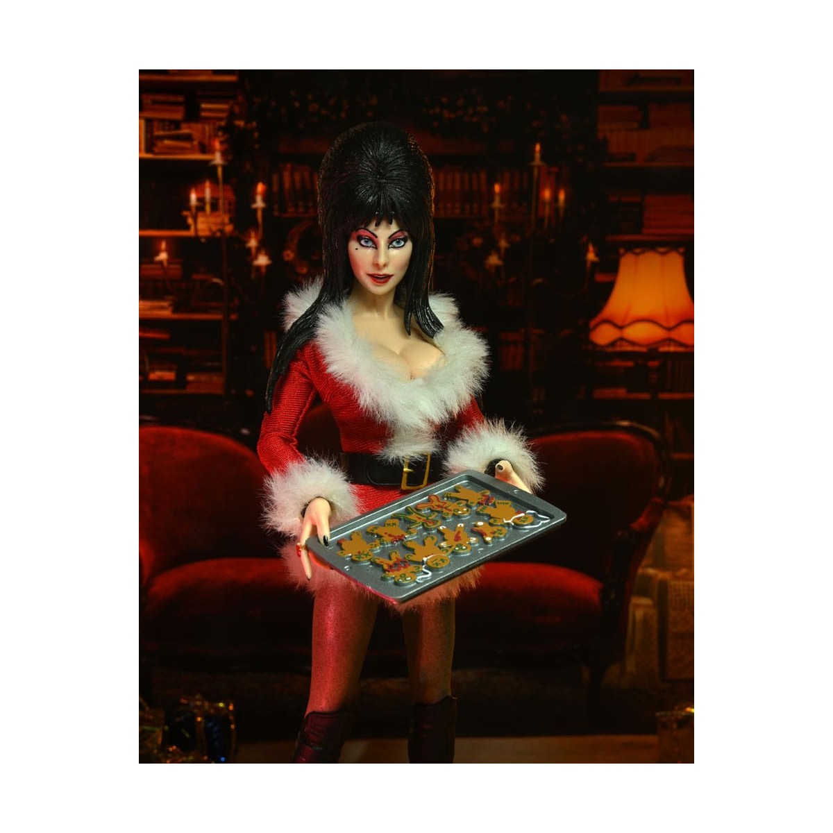 Neca - Elvira Mistress of the Dark - Very Scary Xmas Elvira Retro Cloth