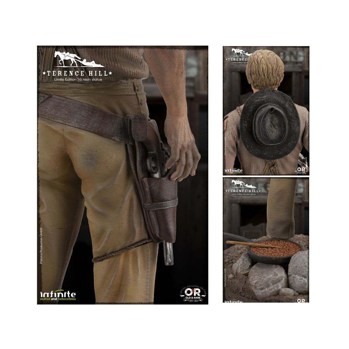 Infinite Statue - Terence hill - OLD&RARE 1/6 Resin Statue