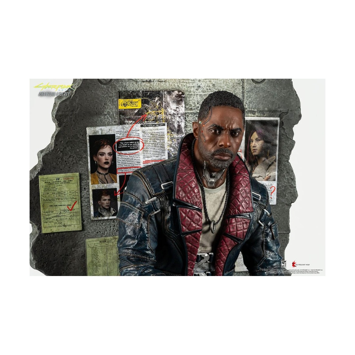 Pure Arts - Solomon Reed 1/4 Statue Exclusive - Cyberpunk 2077 Phantom Liberty