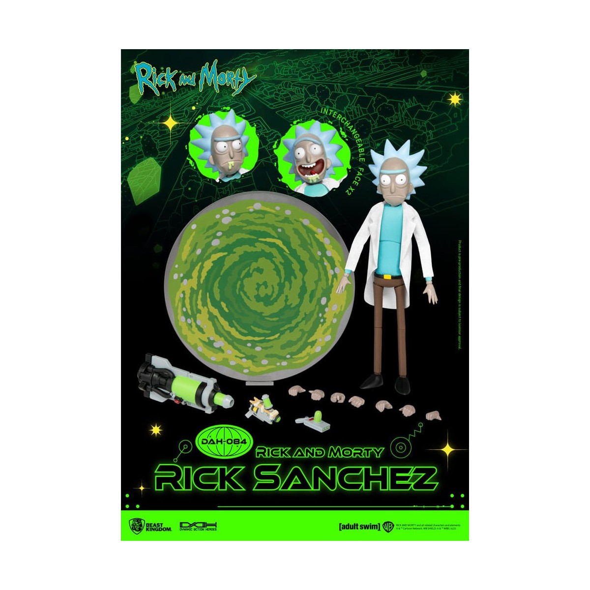 Beast Kingdom - Rick and Morty - Rick Sanchez Dynamic Action Heroes