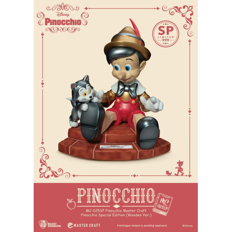 Beast Kingdom Disney - Master Craft Pinocchio Wooden Ver. Sonderausgabe