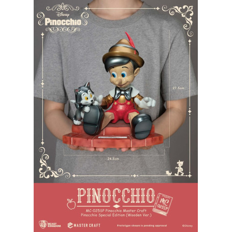 Beast Kingdom Disney - Master Craft Pinocchio Wooden Ver. Sonderausgabe