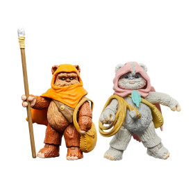 Hasbro - Star Wars The Vintage Collection - Wicket W. Warrick & Kneesaa 2 Pack - Ewoks