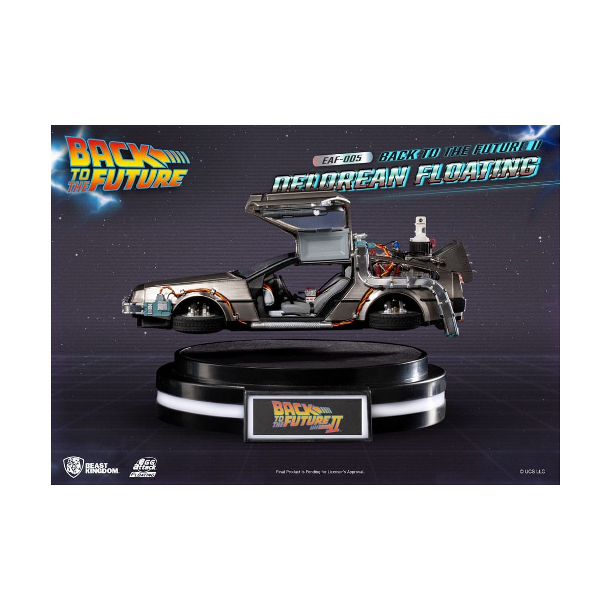 Beast Kingdom - Egg Attack Floating Back to the Future II DeLorean Standard Version