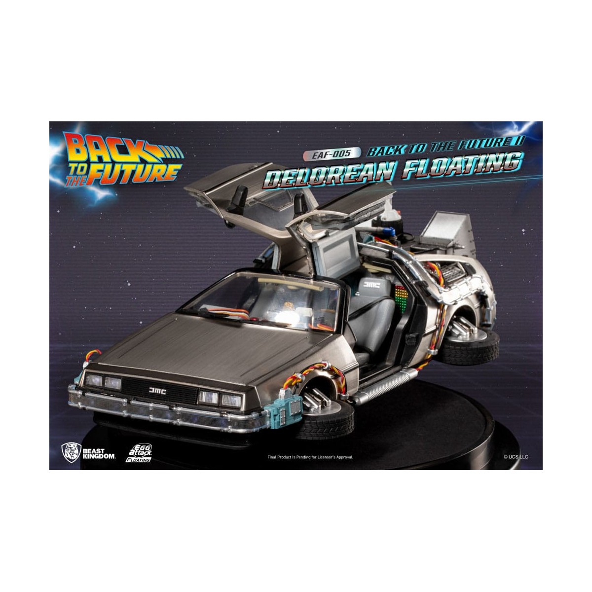 Beast Kingdom - Egg Attack Floating Back to the Future II DeLorean Standard Version