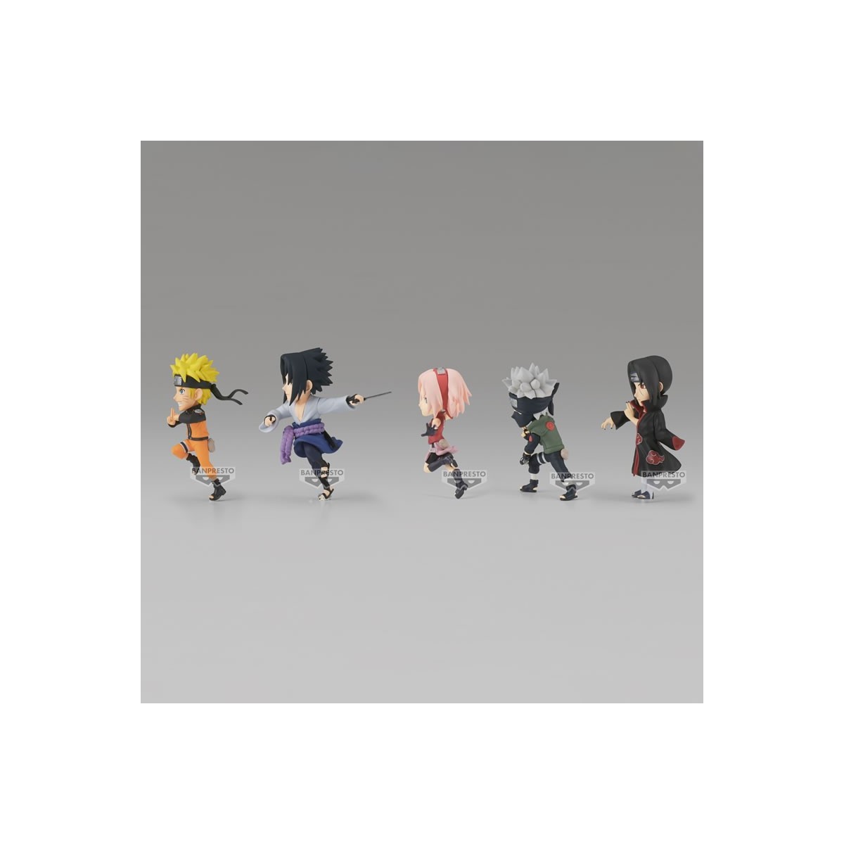 Banpresto Naruto - WCF NARUTO SHIPPUDEN - Serie von 5 Figuren