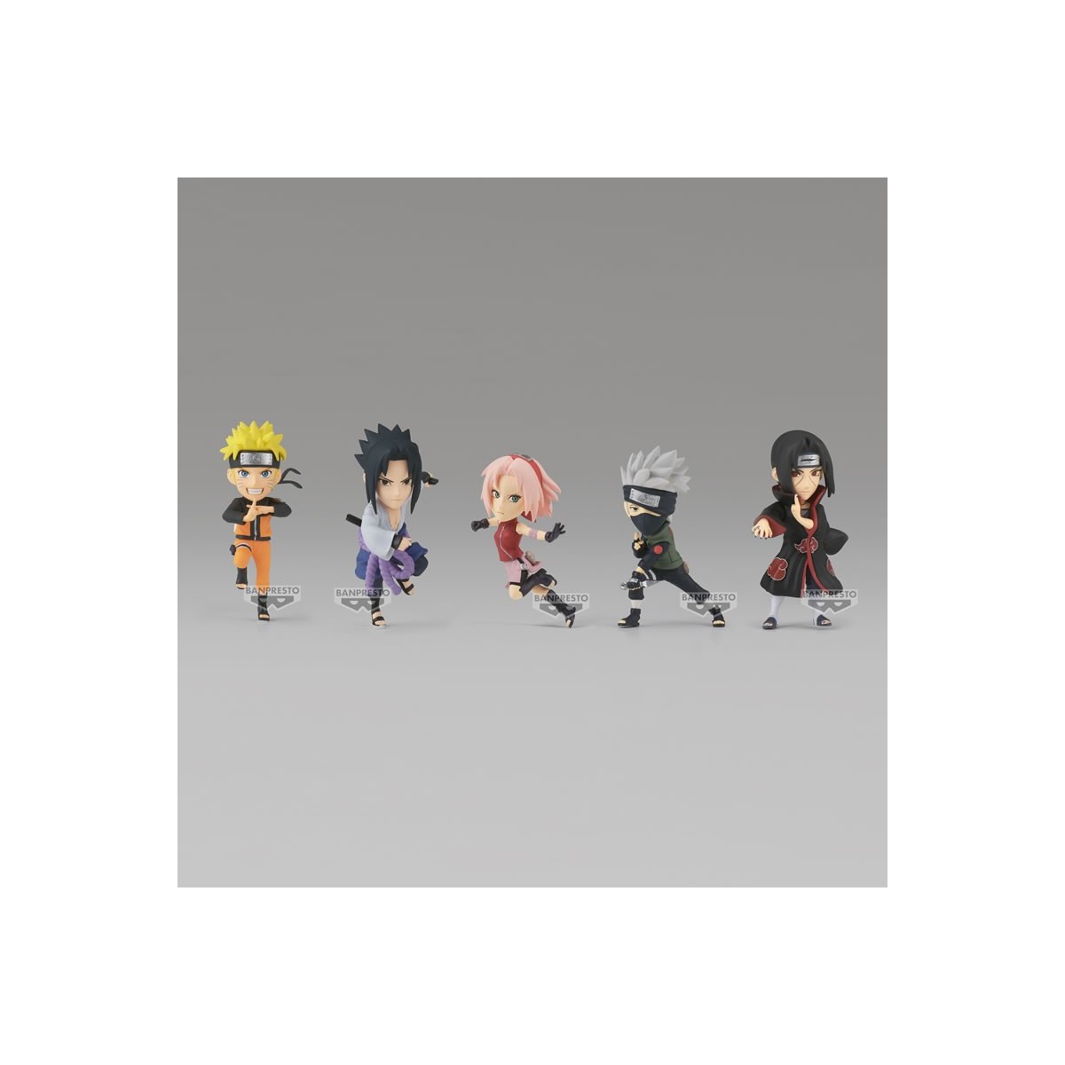 Banpresto Naruto - WCF NARUTO SHIPPUDEN - Serie von 5 Figuren