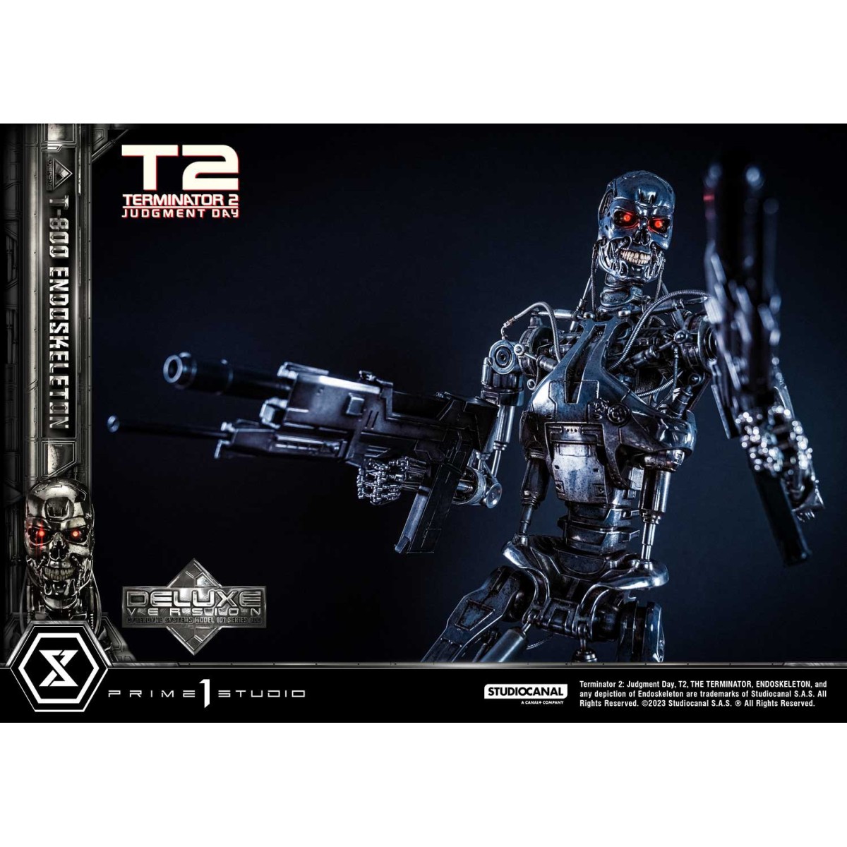 Prime 1 - Terminator 2 Judgment Day - T800 Endoskeleton Deluxe Version Statue 1/3