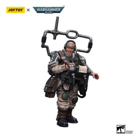 JoyToy Space Marines - Astra Militarum - Astra Militarum Cadian Command Squad Veteran with Master Vox 1/18 - Warhammer 40K