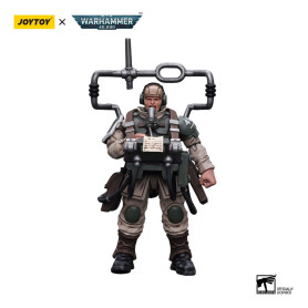 JoyToy Space Marines - Astra Militarum - Astra Militarum Cadian Command Squad Veteran with Master Vox 1/18 - Warhammer 40K