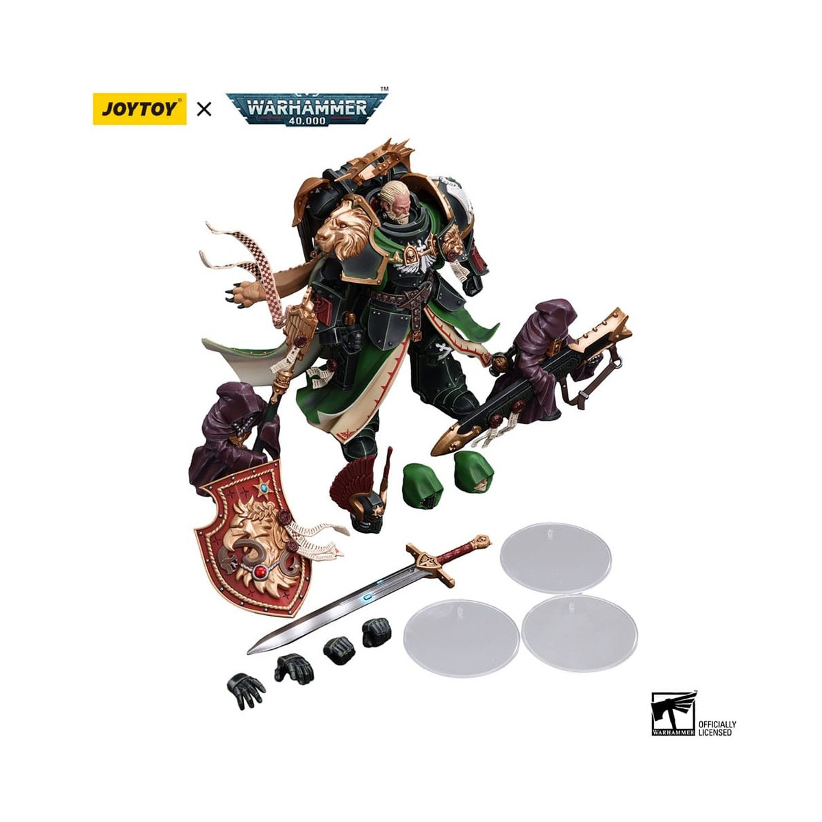 JoyToy Space Marines - Dark Angels - Primarch Lion El' Jonson 1/18 - Warhammer 40K