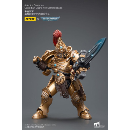 JoyToy Space Marines - Adeptus Custodes Custodian Guard with Sentinel Blade 1/18