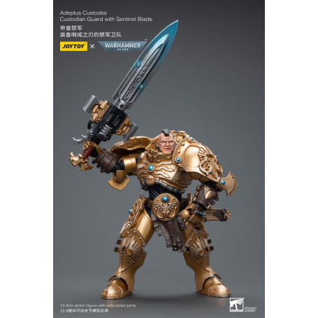 JoyToy Space Marines - Adeptus Custodes Custodian Guard with Sentinel Blade 1/18