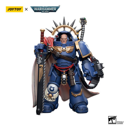 JoyToy Space Marines - Ultramarines - Ultramarines Captain in Gravis Armour 1/18 - Warhammer 40K