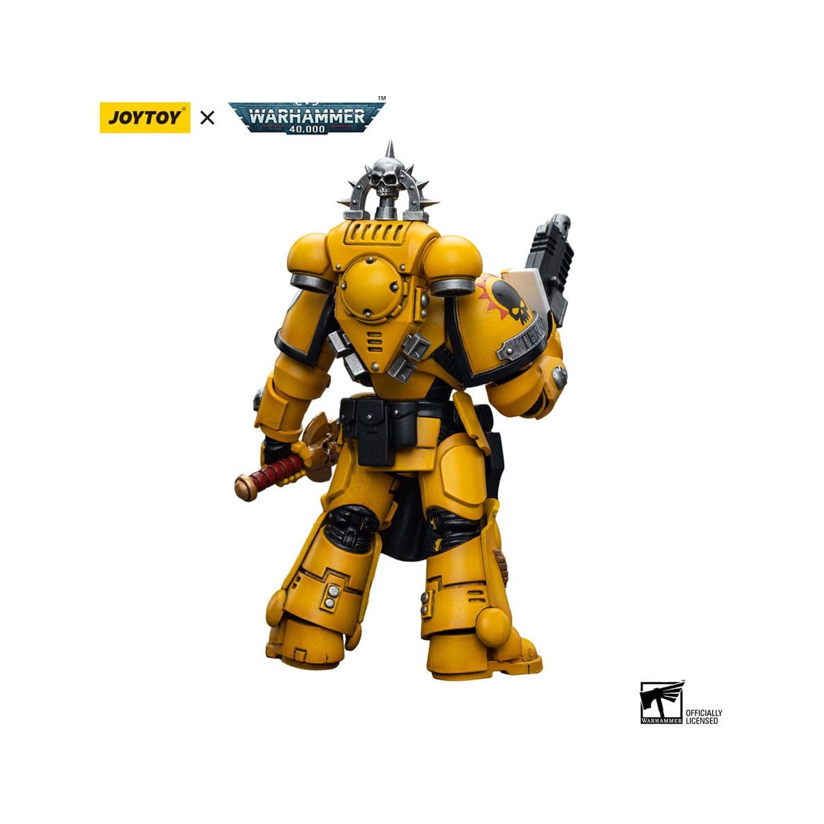 JoyToy Space Marines - Imperial Fists - Lieutenant with Power Sword 1/18 - Warhammer 40K