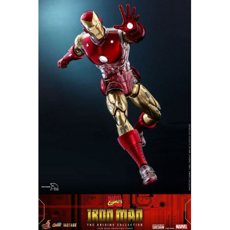 Hot toys - Iron Man - Marvel The Origins Collection Comic Figurine 1/6