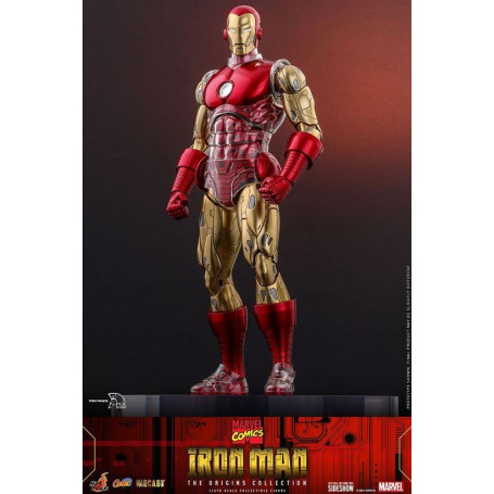 Hot toys - Iron Man - Marvel The Origins Collection Comic Figurine 1/6