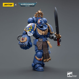 JoyToy Space Marines - Ultramarines - Ultramarines Lieutenant with Power Fist 1/18 - Warhammer 40K