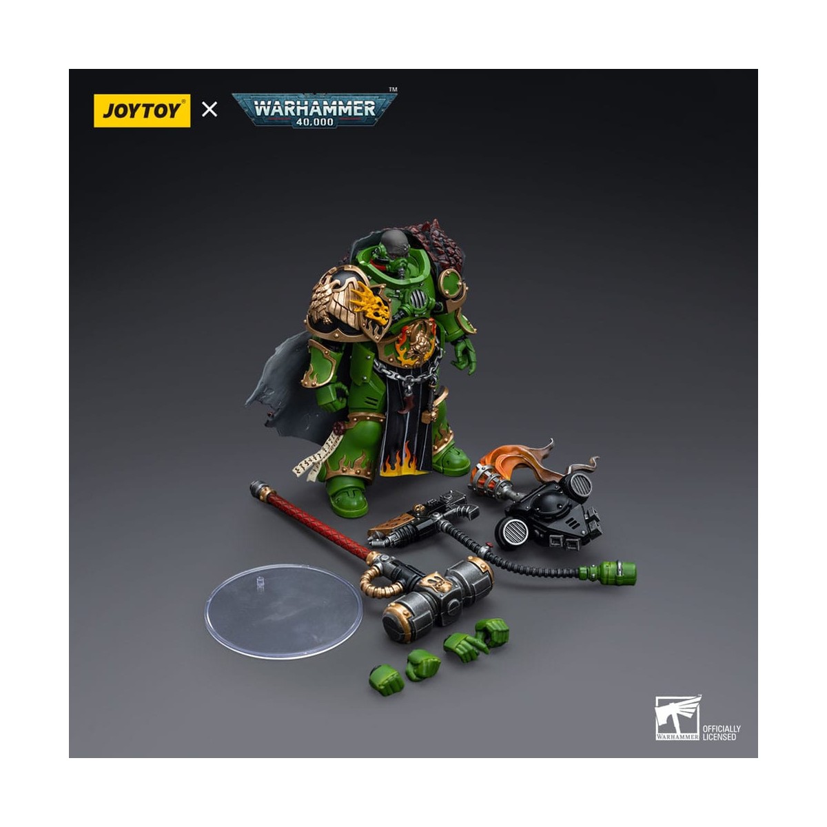 JoyToy Space Marines - Salamanders - Captain Adrax Agatone 1/18 - Warhammer 40K