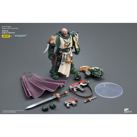 JoyToy Space Marines - Dark Angels - Dark Angels Master with Power Fist 1/18 - Warhammer 40K