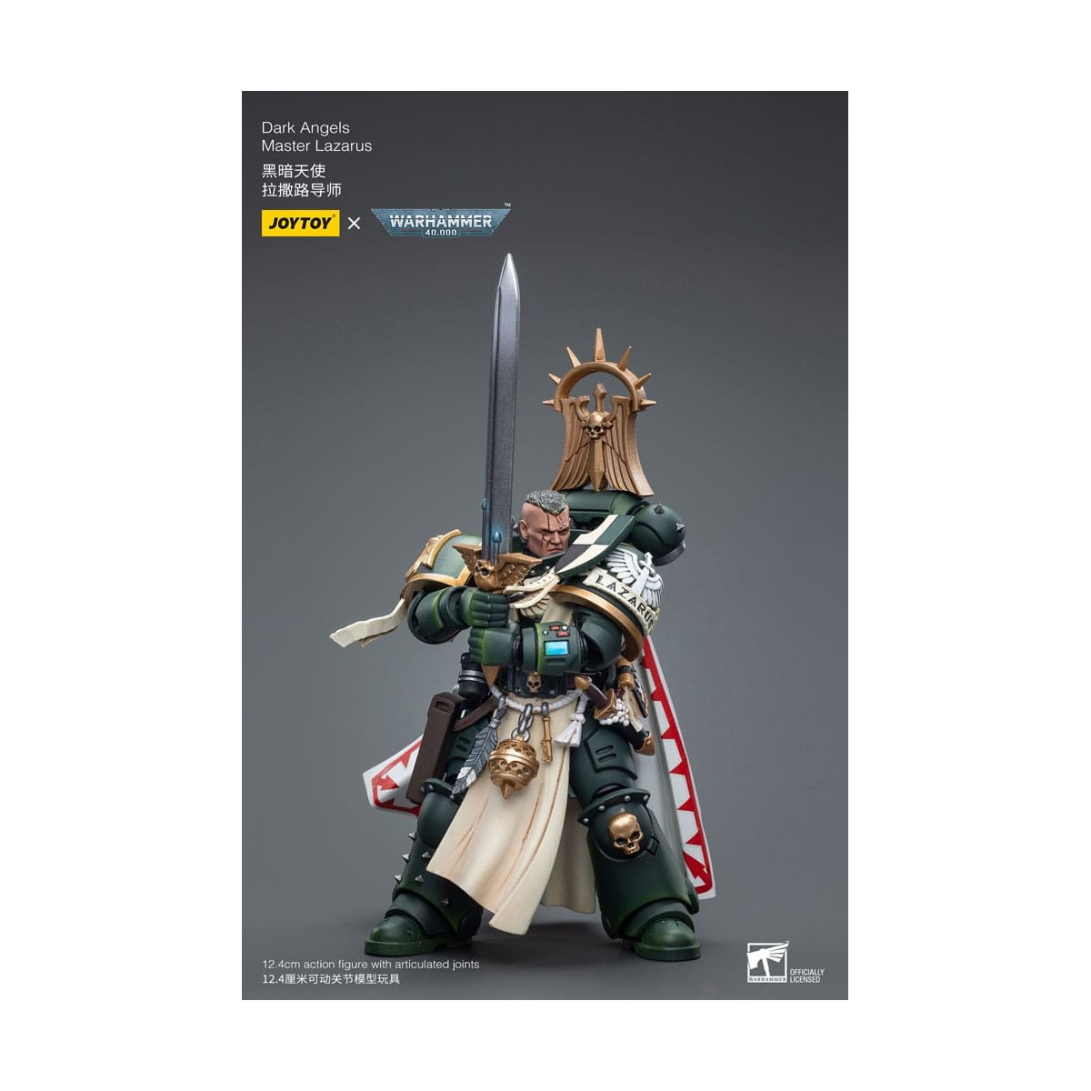 JoyToy Space Marines - Dark Angels - Dark Angels Master Lazarus 1/18 - Warhammer 40K