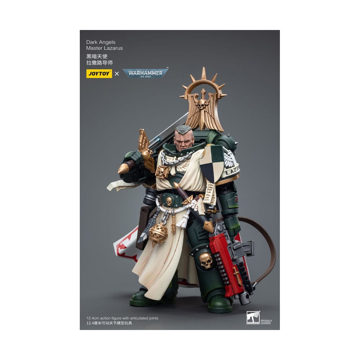 JoyToy Space Marines - Dark Angels - Dark Angels Master Lazarus 1/18 - Warhammer 40K