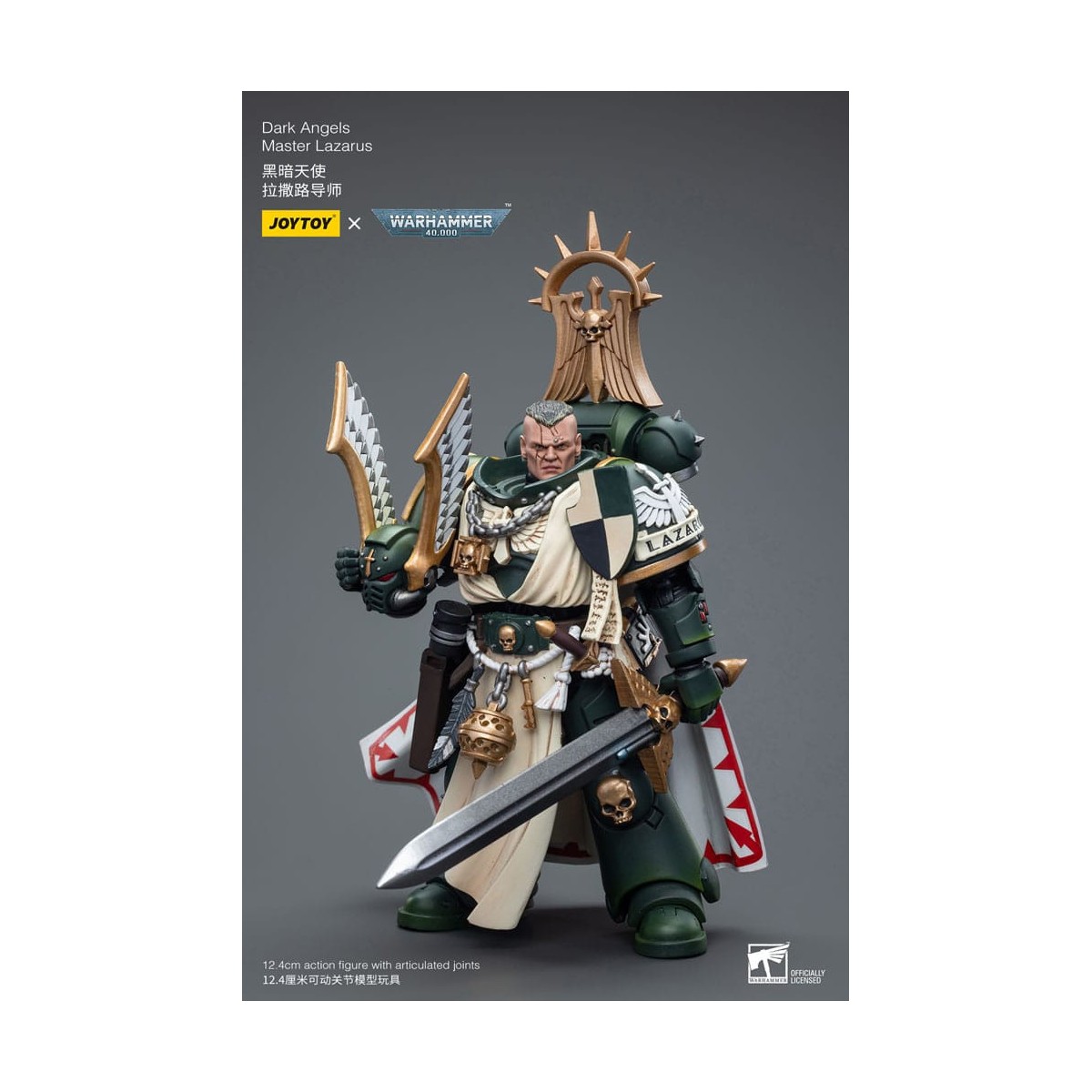 JoyToy Space Marines - Dark Angels - Dark Angels Master Lazarus 1/18 - Warhammer 40K