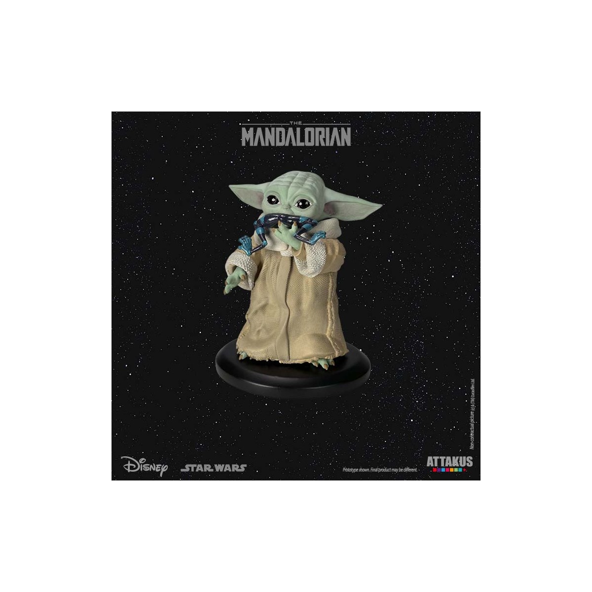 Attakus Starwars - Grogu "Eating the frog" 1/5 - The Mandalorian